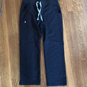 Black figs cargo pants